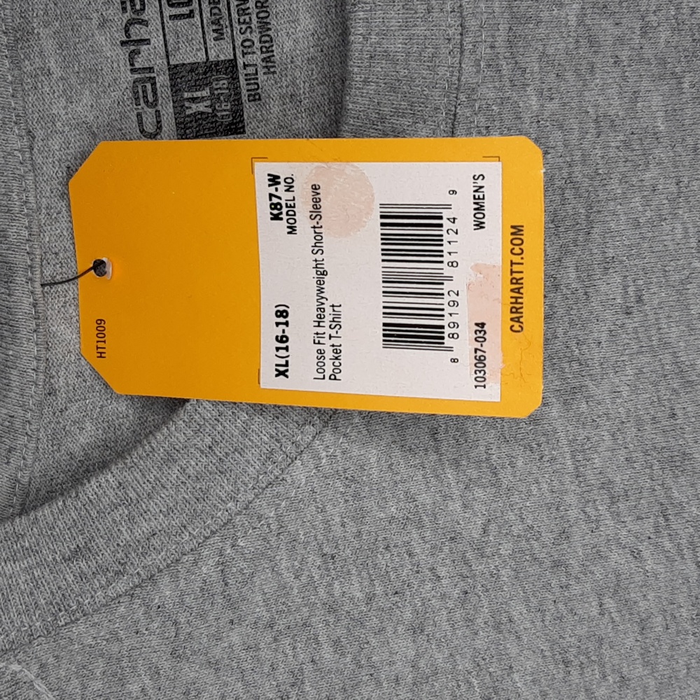 Nwt women's carhartt pocket t shirt xl - Picture 4 of 5